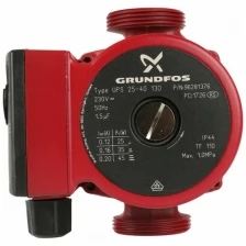 GrundFos Циркуляционный насос Grundfos UPS 25-40 180 (45 Вт)