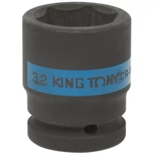 Головка торцевая ударная шестигранная 3/4", 32 мм KING TONY 653532M