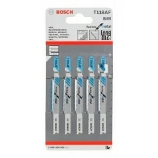 5 пильных полотна Bosch T 118 AF (2608634505)