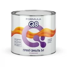 Грунт-эмаль по ржавчине Formula Q8 3 в 1, матовая, 0,9 кг, синяя