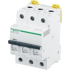 Schneider Electric Выключатель автоматический модульный 3п C 63А 6кА iC60N Acti9 SchE A9F79363