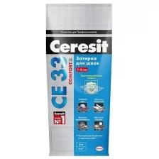 Затирка Ceresit CE 33 Comfort №10, манхеттен, 2 кг