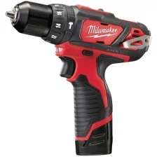 Дрель-шуруповерт аккумуляторная MILWAUKEE M12 BDD-202С 4933441915