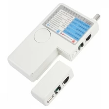 Тестер кабеля универсальный 5 в 1 RJ-45+RJ-11+1394+USB+BNC 3468 REXANT Артикул 12-1003