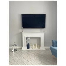 Kamin_decor_msk Каминный портал Нью-Йорк 95*120 см МДФ белый