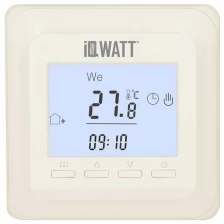 IQWATT Электронный программируемый терморегулятор IQWatt THERMOSTAT P ivory