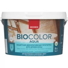 Neomid декоративная пропитка для древесины BIO COLOR AQUA, венге 0,9л