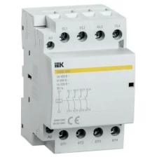 IEK Контактор модульный КМ63-40М AC/DC IEK MKK21-63-40