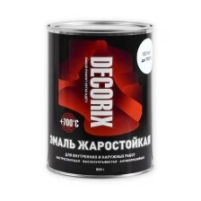 Эмаль жаростойкая Decorix (0,8кг) белый +700°С (0752-06 DX)