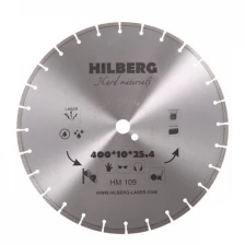 Диск алмазный Hilberg HM109 (400x25,4мм) отрезной Hard Materials Лазер