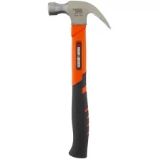 Молоток fiberglass с гвоздодером BLACK+DECKER, 450г.