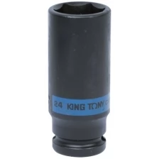 Головка торцевая ударная глубокая шестигранная 1/2", 24 мм KING TONY 443524M