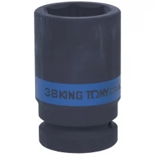 Головка торцевая ударная глубокая шестигранная 1", 38 мм KING TONY 843538M