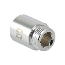 Удлинитель Valtec 3/4" х 50 хромированный FM круглый (10/120) VTr.198.C.0550