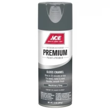 Аэрозольная краска Ace PREMIUM Enamel - GLOSS BLACK - Черный, глянцевый