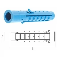 Дюбель распорный 8х40 мм четырехсегментный (100 шт в карт. уп.) STARFIX (SMC2-44325-100)