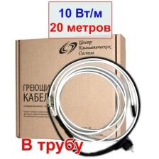 Греющий кабель в питьевую трубу 6 метров, 10 вт/м, 60 вт