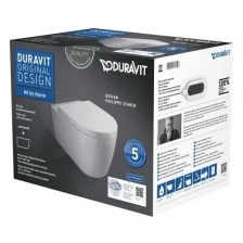 Duravit ME By Starck 45290900A1 Унитаз подвесной в комплекте (белый), арт.45290900A1