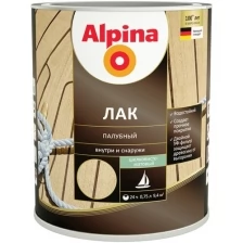 Лак яхтный Alpina, алкидно-уретановый, шелковисто-матовый, 10 л