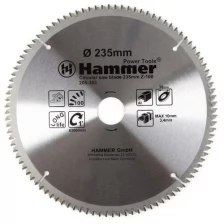 Диск пильный Hammer Flex 205-303 CSB AL 235мм*100*30мм по алюминию