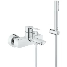 GROHE Смеситель для ванны GROHE Lineare New с душевым гарнитуром, хром (33850001)